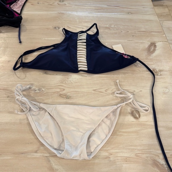 White Tie-Side Bikini Bottom - Picture 2 of 4